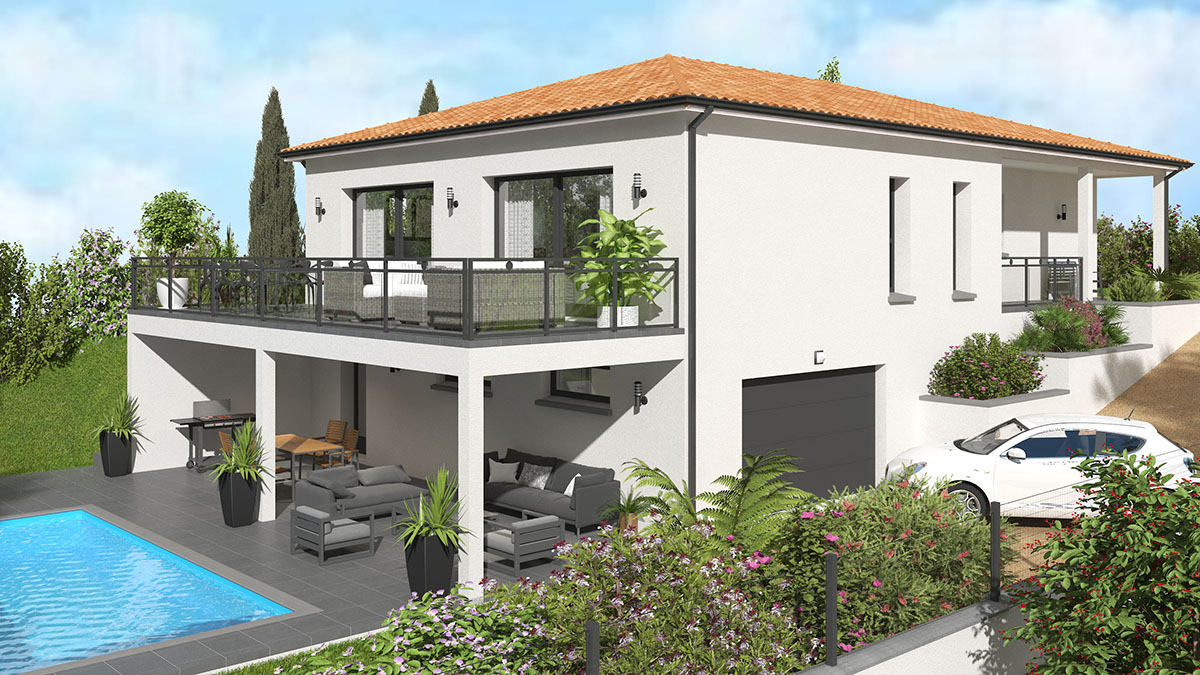 Jardin et terrasse Gamme Majestueuse – espaces extérieurs confortables et élégants