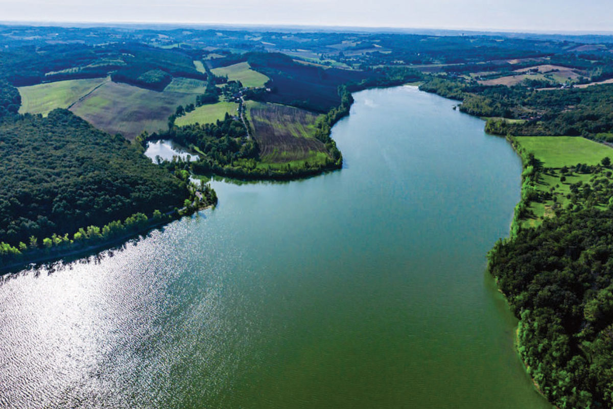 Vue du lotissement Terra Demeures à Léojac sur la Route de Saint-Étienne-de-Tulmont