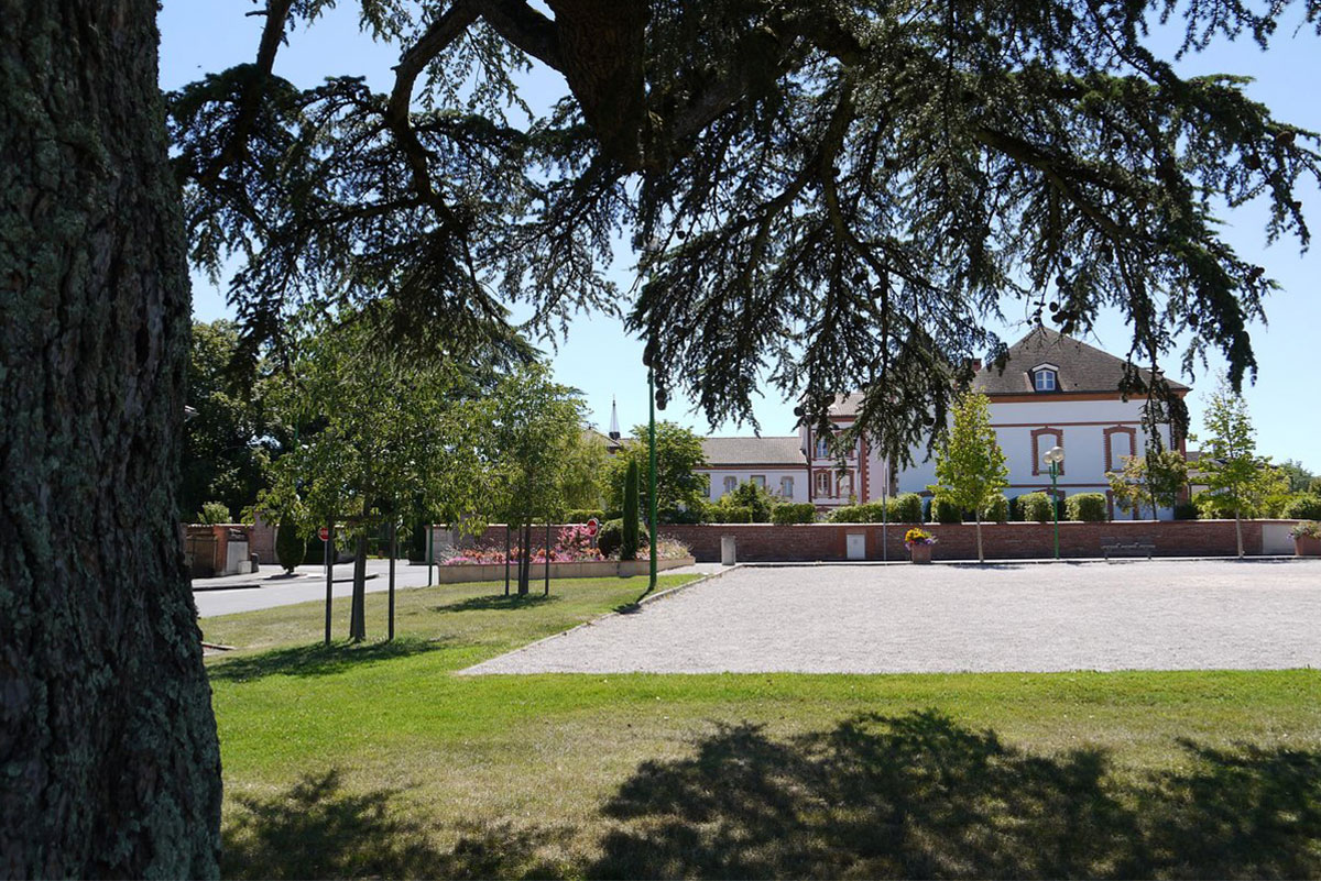 Photo d’un terrain constructible à Montbeton dans le lotissement Les Landes
