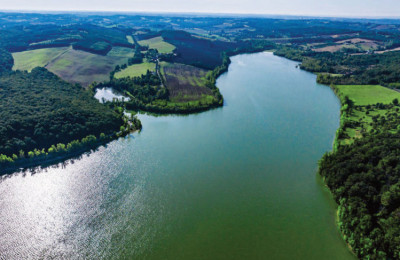 Vue du lotissement Terra Demeures à Léojac sur la Route de Saint-Étienne-de-Tulmont